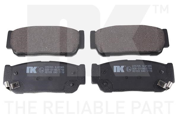 NK 225705 Brake Pad Set, disc brake 225705: Buy near me in Poland at 2407.PL - Good price!