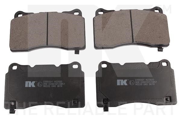 NK 2266001 Brake Pad Set, disc brake 2266001: Buy near me in Poland at 2407.PL - Good price!