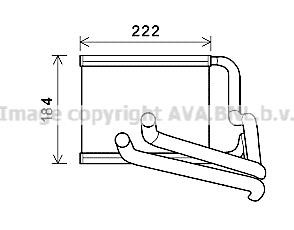 Prasco HY6236 Heat exchanger, interior heating HY6236: Buy near me in Poland at 2407.PL - Good price!