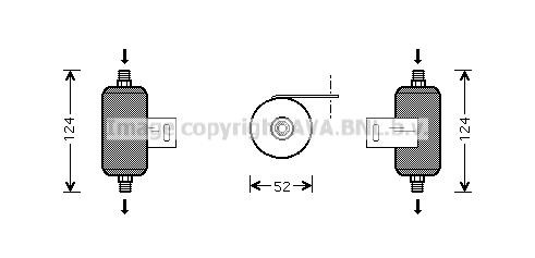 Prasco DFD028 Dryer, air conditioner DFD028: Buy near me in Poland at 2407.PL - Good price!