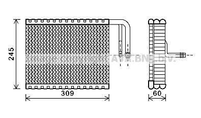 Prasco BWV440 Air conditioner evaporator BWV440: Buy near me at 2407.PL in Poland at an Affordable price!
