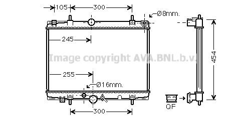 Prasco PEA2213 Radiator, engine cooling PEA2213: Buy near me in Poland at 2407.PL - Good price!