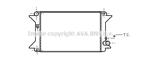 Prasco CN2002 Radiator, engine cooling CN2002: Buy near me in Poland at 2407.PL - Good price!