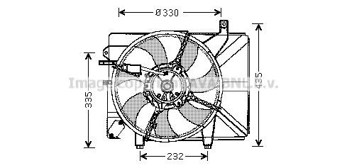 Prasco HY7526 Hub, engine cooling fan wheel HY7526: Buy near me in Poland at 2407.PL - Good price!