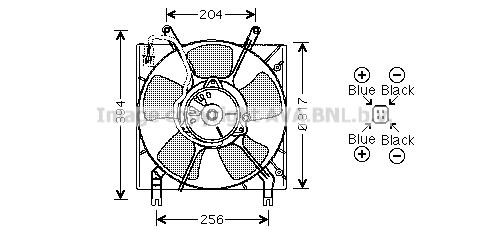 Prasco MT7514 Вентилятор радиатора охлаждения MT7514: Отличная цена - Купить в Польше на 2407.PL!