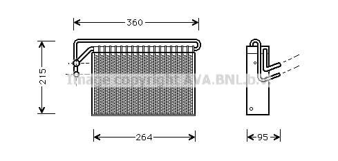Prasco BWV024 Air conditioner evaporator BWV024: Buy near me at 2407.PL in Poland at an Affordable price!