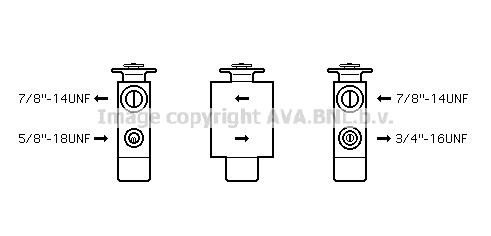 Prasco BW1093 Air conditioner expansion valve BW1093: Buy near me in Poland at 2407.PL - Good price!