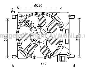 Prasco CT7501 Hub, engine cooling fan wheel CT7501: Buy near me in Poland at 2407.PL - Good price!
