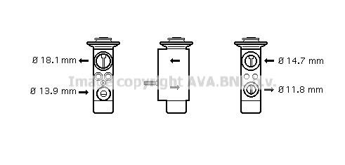 Prasco BW1085 Air conditioner expansion valve BW1085: Buy near me at 2407.PL in Poland at an Affordable price!