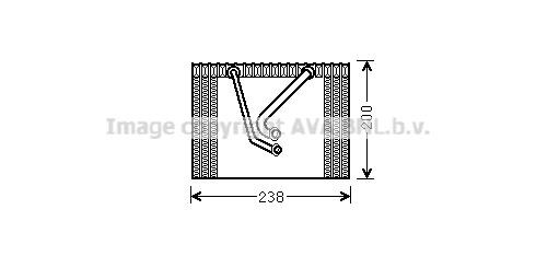 Prasco FTV377 Air conditioner evaporator FTV377: Buy near me in Poland at 2407.PL - Good price!