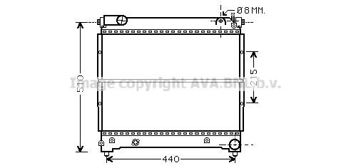 Prasco SZA2074 Radiator, engine cooling SZA2074: Buy near me in Poland at 2407.PL - Good price!