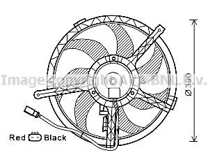 Prasco BW7535 Hub, engine cooling fan wheel BW7535: Buy near me in Poland at 2407.PL - Good price!