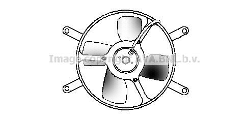 Prasco FT7548 Hub, engine cooling fan wheel FT7548: Buy near me in Poland at 2407.PL - Good price!