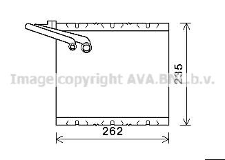 Prasco VOV157 Air conditioner evaporator VOV157: Buy near me in Poland at 2407.PL - Good price!