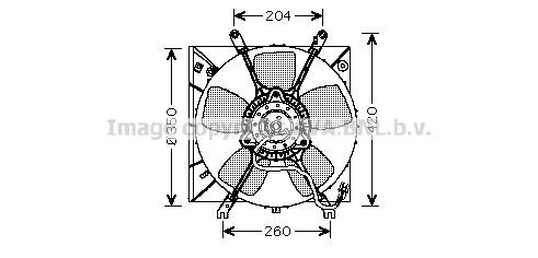Prasco MT7506 Hub, engine cooling fan wheel MT7506: Buy near me at 2407.PL in Poland at an Affordable price!