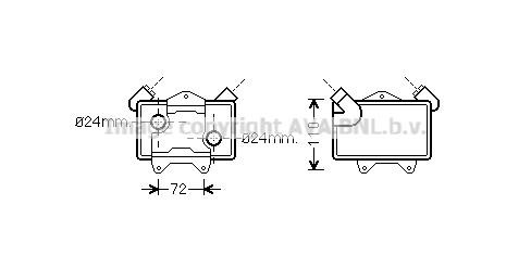 Prasco MS3477 Радиатор масляный MS3477: Отличная цена - Купить в Польше на 2407.PL!