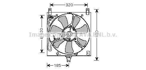 Prasco SZ7504 Hub, engine cooling fan wheel SZ7504: Buy near me in Poland at 2407.PL - Good price!