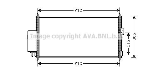 Prasco DN5205D Радиатор кондиционера (Конденсатор) DN5205D: Отличная цена - Купить в Польше на 2407.PL!