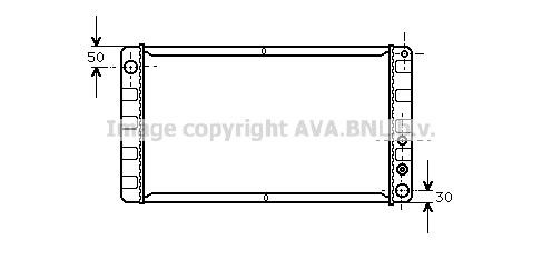 Prasco VO2055 Radiator, engine cooling VO2055: Buy near me in Poland at 2407.PL - Good price!