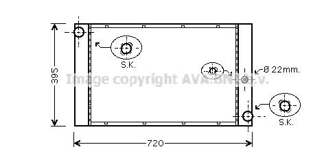 Prasco BW2277 Radiator, engine cooling BW2277: Buy near me in Poland at 2407.PL - Good price!