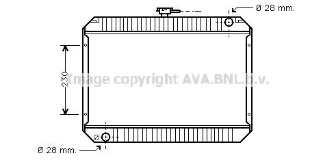 Prasco DN2100 Радіатор охолодження двигуна DN2100: Приваблива ціна - Купити у Польщі на 2407.PL!