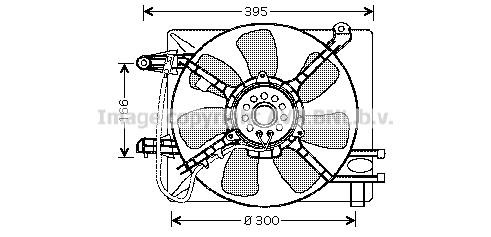 Prasco DW7505 Hub, engine cooling fan wheel DW7505: Buy near me in Poland at 2407.PL - Good price!