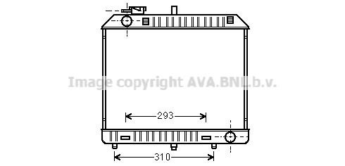 Prasco MSA2127 Радиатор охлаждения двигателя MSA2127: Отличная цена - Купить в Польше на 2407.PL!