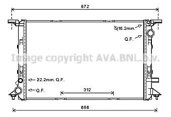 Prasco AI2363 Radiator, engine cooling AI2363: Buy near me in Poland at 2407.PL - Good price!