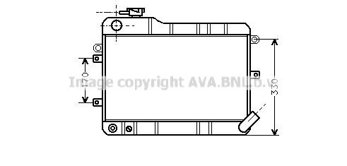 Prasco LA2011 Radiator, engine cooling LA2011: Buy near me in Poland at 2407.PL - Good price!