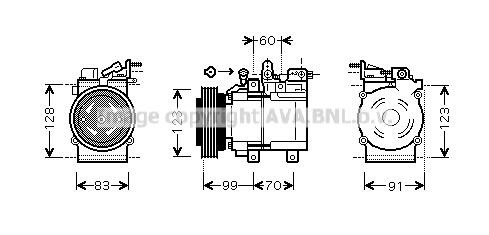 Prasco HYK138 Kompressor klimaanlage HYK138: Bestellen Sie in Polen zu einem guten Preis bei 2407.PL!