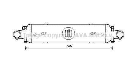 Prasco MSA4593 Intercooler, charger MSA4593: Buy near me in Poland at 2407.PL - Good price!