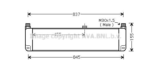 Prasco RE3095 Радиатор масляный RE3095: Отличная цена - Купить в Польше на 2407.PL!