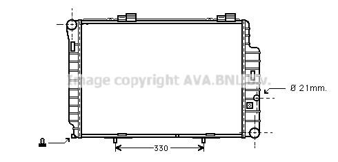 Prasco MSA2234 Радиатор охлаждения двигателя MSA2234: Отличная цена - Купить в Польше на 2407.PL!