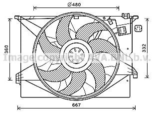 Prasco MS7670 Nabe, Lüfterrad-Motorkühlung MS7670: Kaufen Sie zu einem guten Preis in Polen bei 2407.PL!