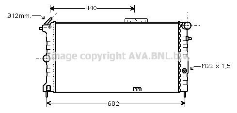 Prasco OLA2190 Radiator, engine cooling OLA2190: Buy near me in Poland at 2407.PL - Good price!