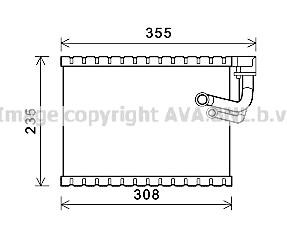 Prasco AIV326 Air conditioner evaporator AIV326: Buy near me in Poland at 2407.PL - Good price!