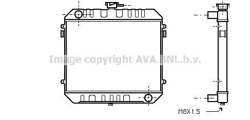 Prasco OL2172 Radiator, engine cooling OL2172: Buy near me in Poland at 2407.PL - Good price!