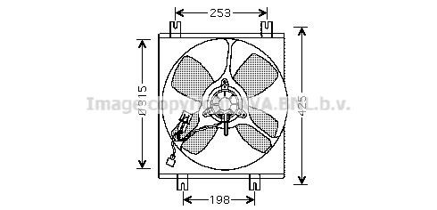 Prasco MT7505 Вентилятор радиатора охлаждения MT7505: Отличная цена - Купить в Польше на 2407.PL!