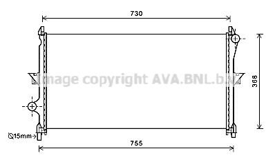 Prasco CN2278 Радиатор охлаждения двигателя CN2278: Отличная цена - Купить в Польше на 2407.PL!