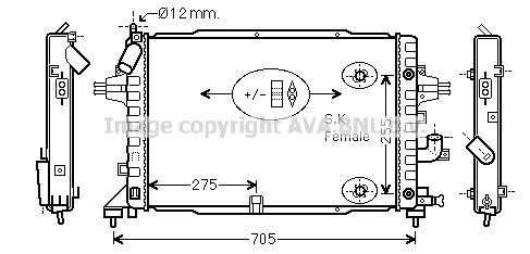 Prasco OLA2467 Radiator, engine cooling OLA2467: Buy near me in Poland at 2407.PL - Good price!