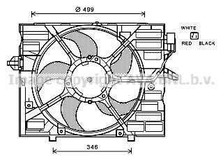 Prasco BW7530 Hub, engine cooling fan wheel BW7530: Buy near me in Poland at 2407.PL - Good price!