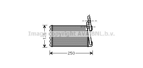 Prasco HD6203 Heat exchanger, interior heating HD6203: Buy near me at 2407.PL in Poland at an Affordable price!