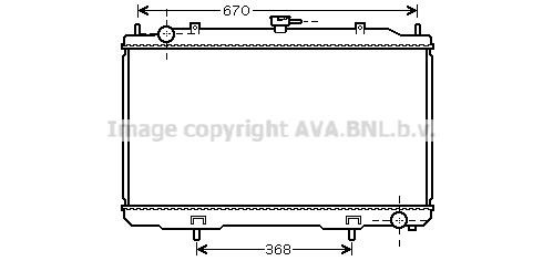 Prasco DN2324 Radiator, engine cooling DN2324: Buy near me in Poland at 2407.PL - Good price!