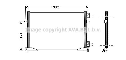 Prasco RTA5400 Радиатор кондиционера (Конденсатор) RTA5400: Отличная цена - Купить в Польше на 2407.PL!