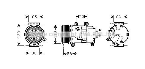 Prasco CNK256 Kompresor klimatyzacji CNK256: Atrakcyjna cena w Polsce na 2407.PL - Zamów teraz!
