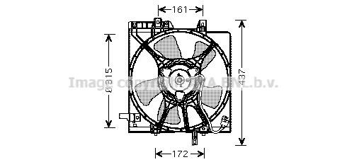 Prasco SU7510 Вентилятор радиатора охлаждения SU7510: Отличная цена - Купить в Польше на 2407.PL!