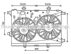 Prasco AL7517 Hub, engine cooling fan wheel AL7517: Buy near me at 2407.PL in Poland at an Affordable price!