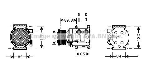 Prasco FDK402 Компресор кондиціонера FDK402: Приваблива ціна - Купити у Польщі на 2407.PL!