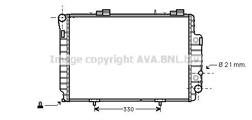 Prasco MSA2230 Радиатор охлаждения двигателя MSA2230: Отличная цена - Купить в Польше на 2407.PL!