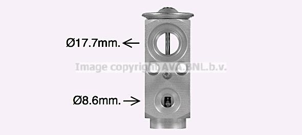 Prasco MS1753 Air conditioner expansion valve MS1753: Buy near me in Poland at 2407.PL - Good price!
